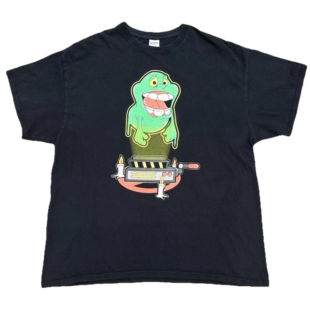 Ghostbusters T Shirt Black Color Halloween Men's Size 2XL Gildan